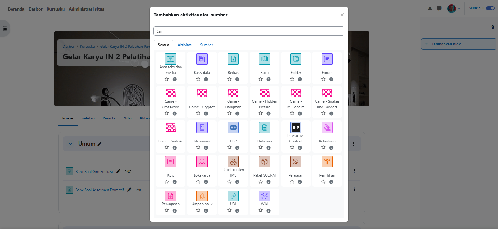 Aktifitas SIS AIO SMPN 1 Ngancar